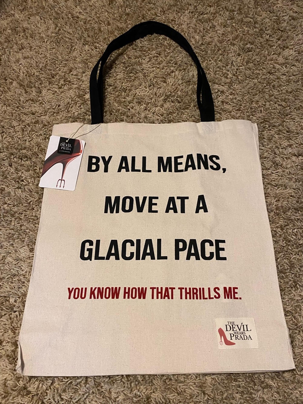 The Devil Wears Prada Canvas Tote Bag